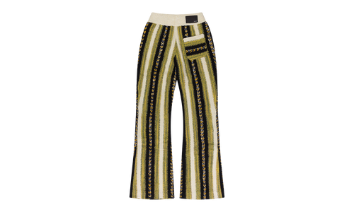 Braided Bandana Stripe Pant "Yellow" SS22MKP001_YELLOW