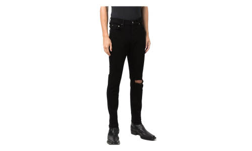 Broken Jeans "Aged Black" PXMD004 001