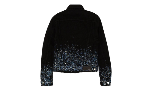 Black Crystal Painter Trucker Jacket "Black" AMIRI BLACK CRYSTAL PAINTER TRUCKER