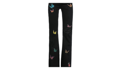 Butterfly Flare Broken Jeans "Black" Y0W01404SD BLK
